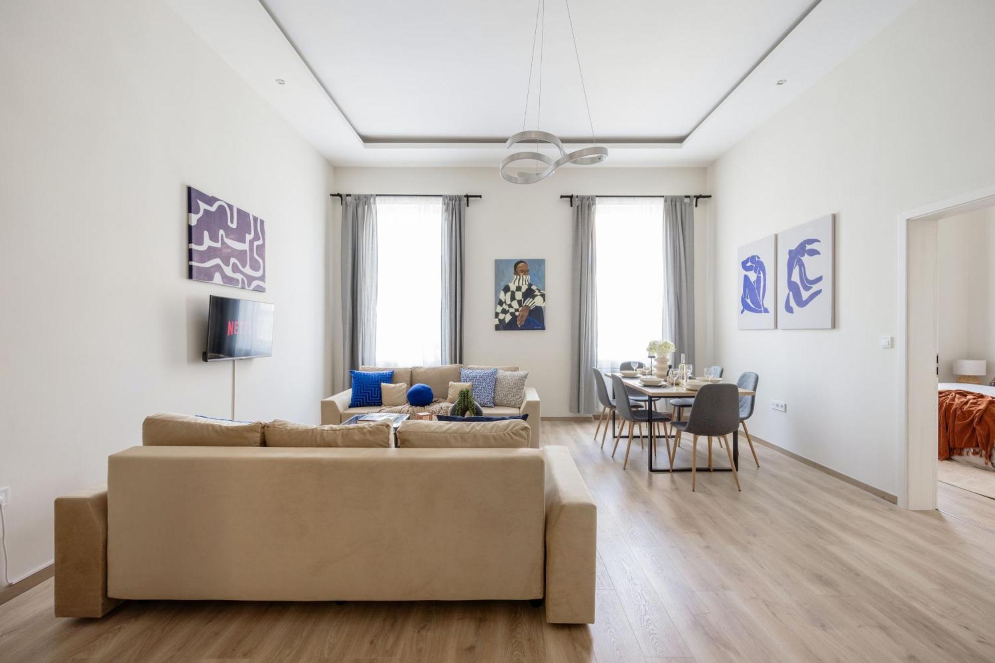 Central Budapest Oasis - Modern Charm, Timeless Comfort Exteriér fotografie